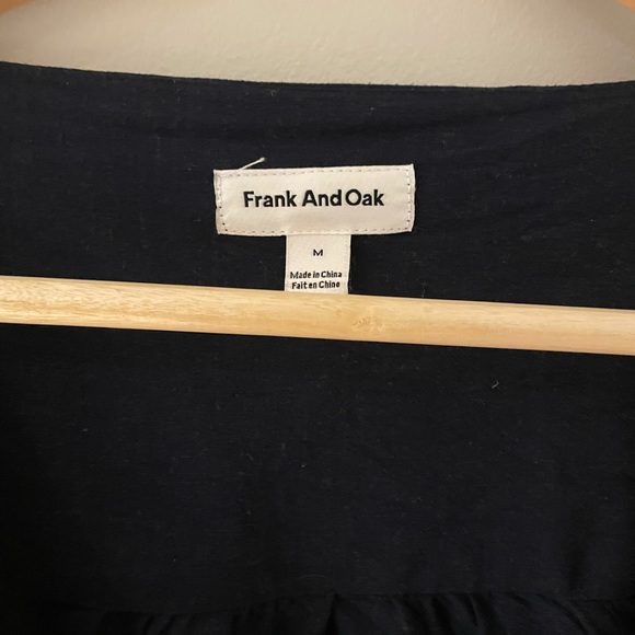 Frank and Oak Cropped Wrap Blouse - Picture 5 of 5